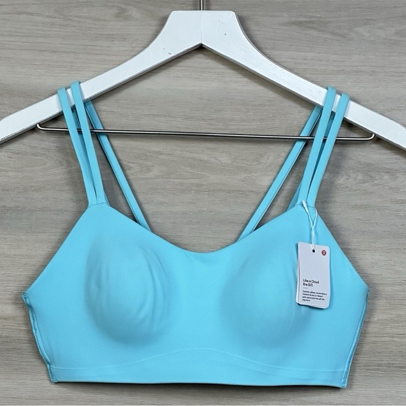 lululemon athletica Other - Lululemon Like a Cloud Bra *Light Support, B/C Cup electric turquoise size 12